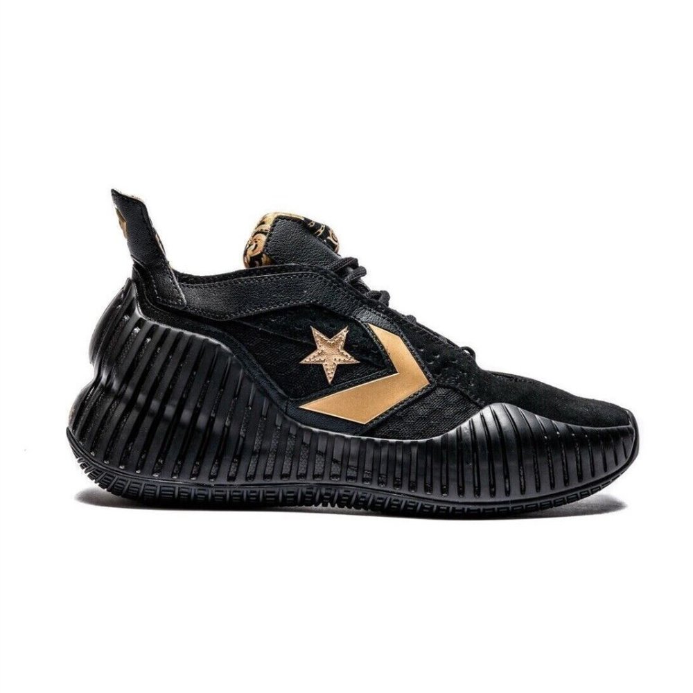 Converse All Star BB Prototype CX Mid Black Gold Mens Basketball A02515C - Picture 9 of 15